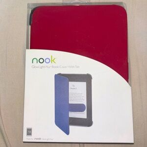 Nook Glowlight Plus Book Cover with Tab, Color American Beauty